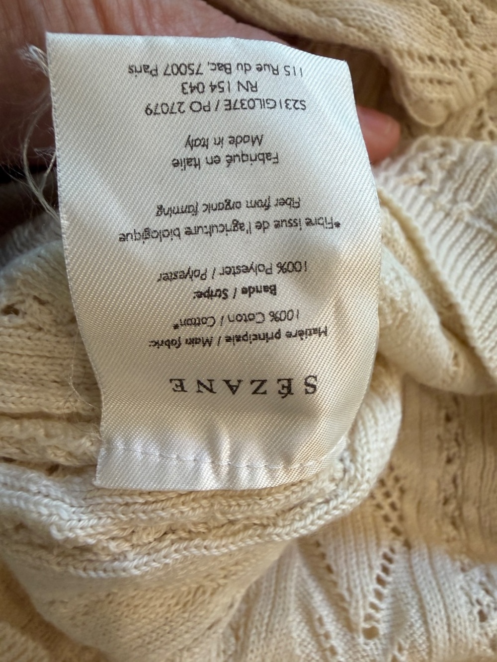 Sezane Ruben Cardigan - M Like New! - Picture 5 of 6